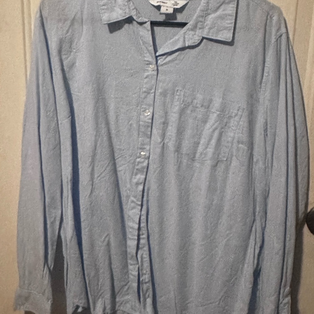 Light Blue Button-Up Shirt